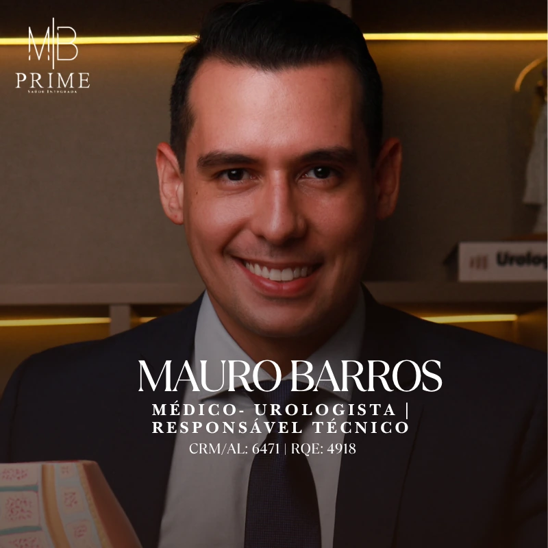 Dr. Mauro Barros — Médico · Urologista | Responsável Técnico — CRM/AL 6471 · RQE 4918