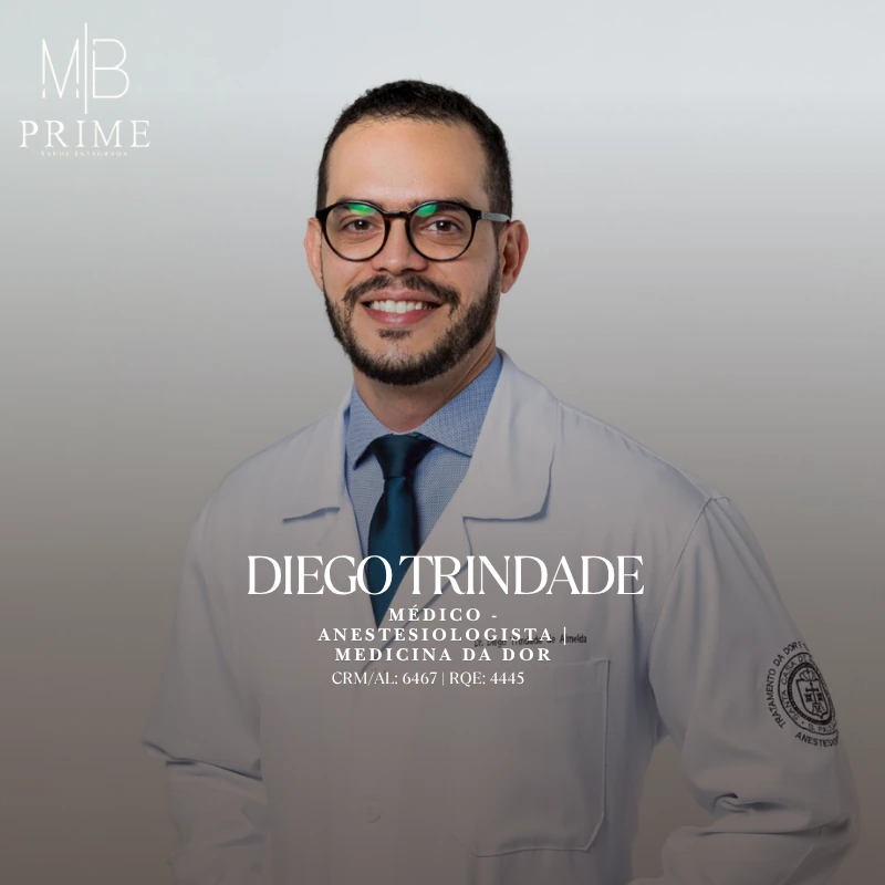 Dr. Diego Trindade — Médico · Anestesiologista | Medicina da Dor — CRM/AL 6467 · RQE 4445