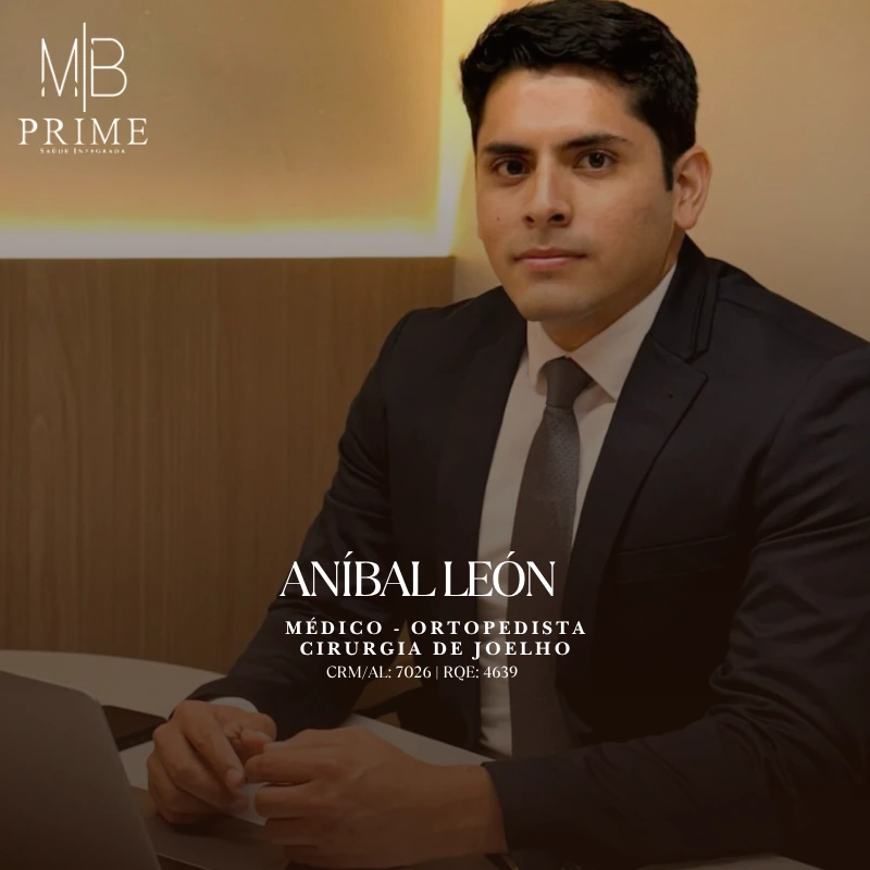 Dr. Aníbal León — Médico · Ortopedista — Cirurgia de Joelho — CRM/AL 7026 · RQE 4639